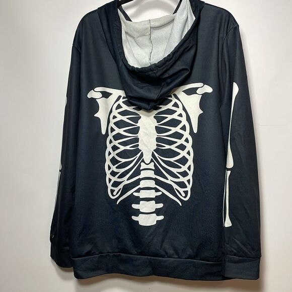 Skeleton zip up sweatshirt - Picture 4 of 7